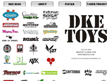 Tablet Screenshot of dketoys.com